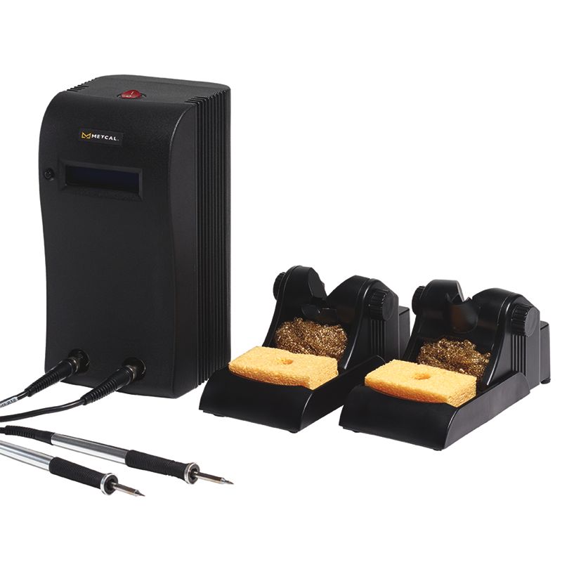 Metcal MX-5211 Dual Simultaneous Soldering/Rework System with Two MX-H1-AV Soldering Hand-Pieces