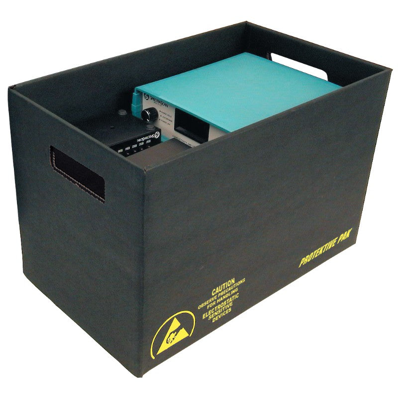 PROTEKTIVE PAK 37509 ESD STORAGE CONTAINER, 17 x 9-7/8 x 2-1/2 IN
