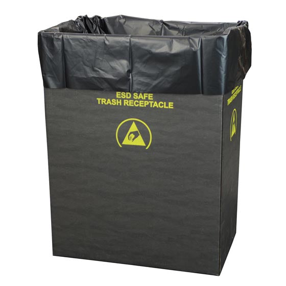 PROTEKTIVE PAK 37820 LINER, TRASH CAN, STATIC DISS. 2.0 MIL, 26 x 24, 50 PER PACK