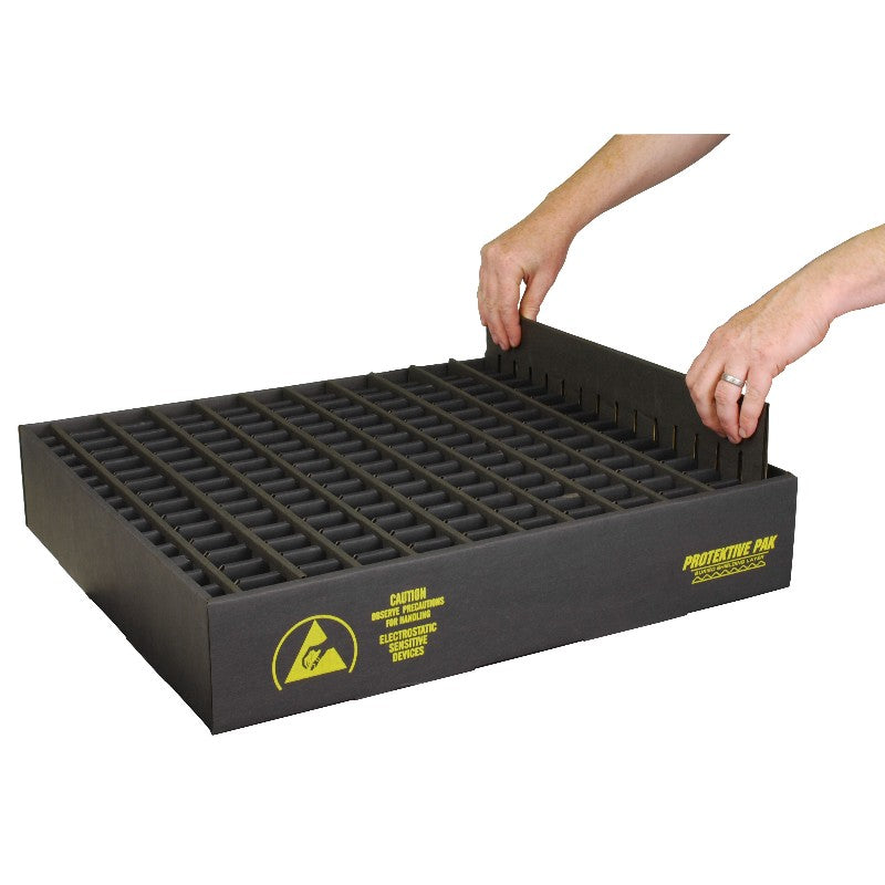 PROTEKTIVE PAK 38717 INPLANT HANDLER, ADJUSTABLE, 5 CELL, 4 x 11-3/4 x 3-1/2 IN
