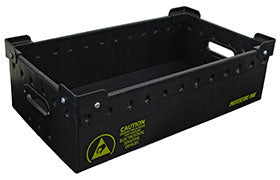 PROTEKTIVE PAK 39182 STACKING STORAGE CONTAINER, PLASTEK, 22-7/8x12-7/8x15-1/4