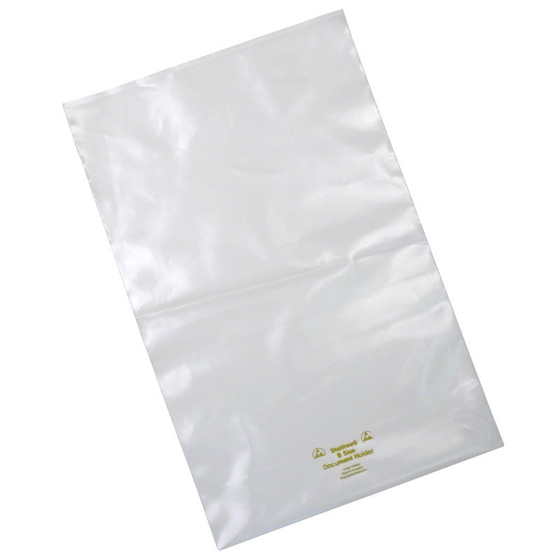 PROTEKTIVE PAK 47123 DOCUMENT HOLDER STATFREE 6 MIL B SIZE, 11-1/4 X 17-1/2, 25/PK