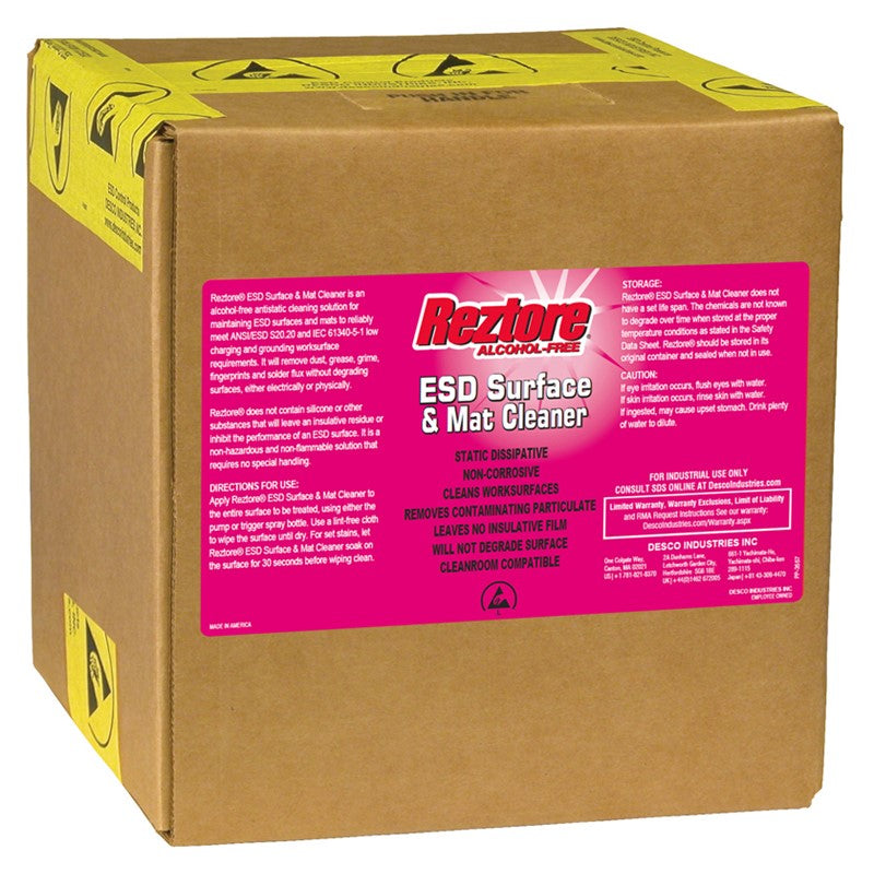 Reztore® Antistatic Surface & Mat Cleaner, 2.5 Gal