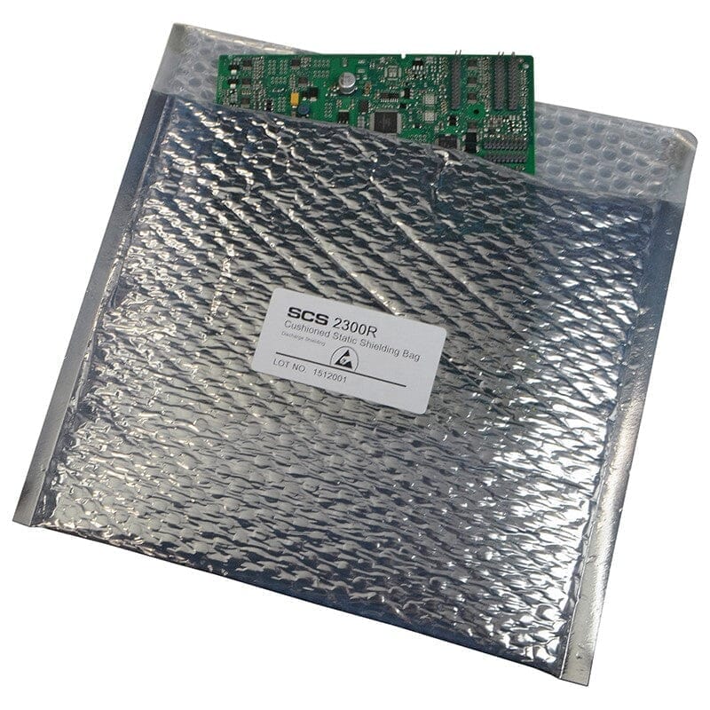 SCS 2300R Series Cushioned Static Shield Bag, 12" x 18", 100 EA