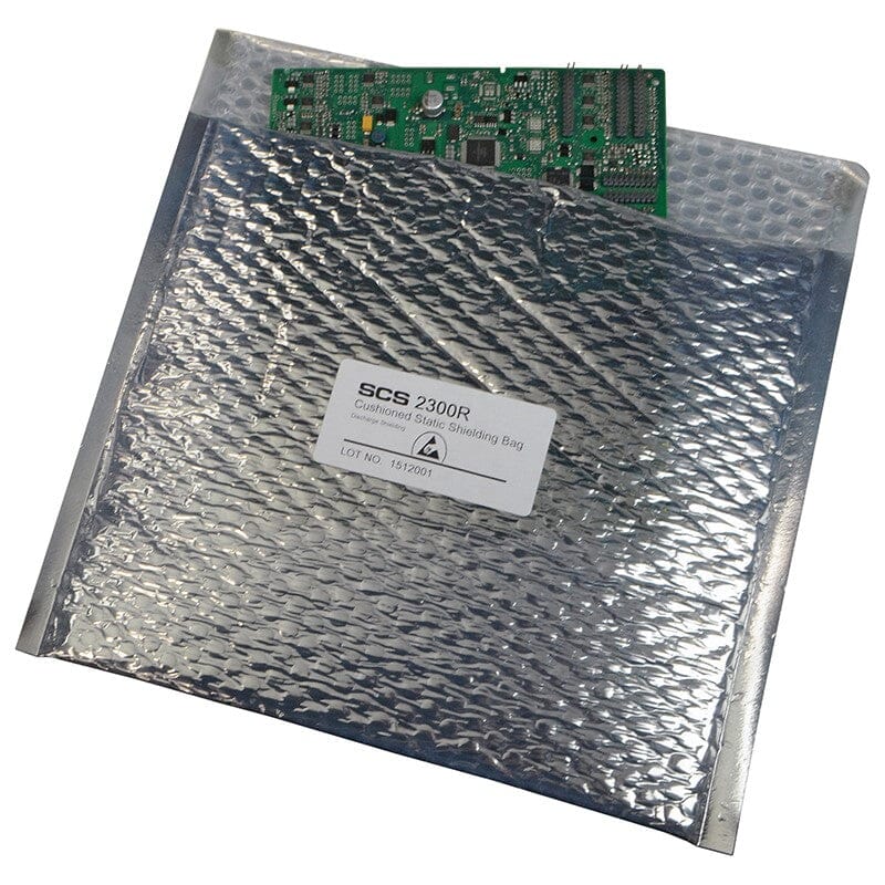 SCS 2300R Series Cushioned Static Shield Bag, 6" x 7", 100 EA