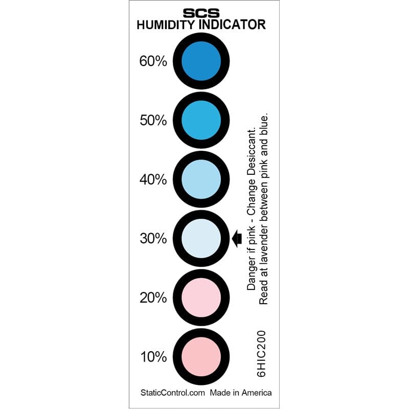 SCS Humidity Card, 6-Spot, 200/Can