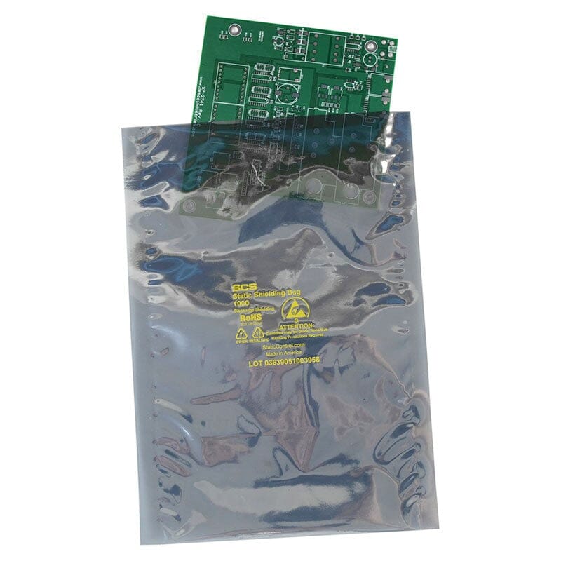 SCS Static Shield Bag, 1000 Series Metal-In 10x12 100/EA