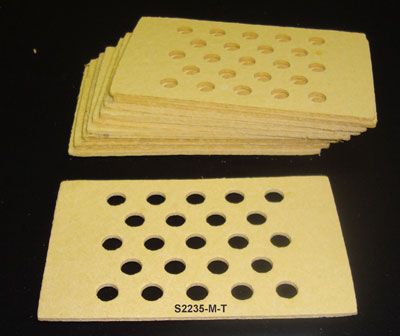 Solder Soakers 2.2" X 3.5" Multi Hole, 10 Pack