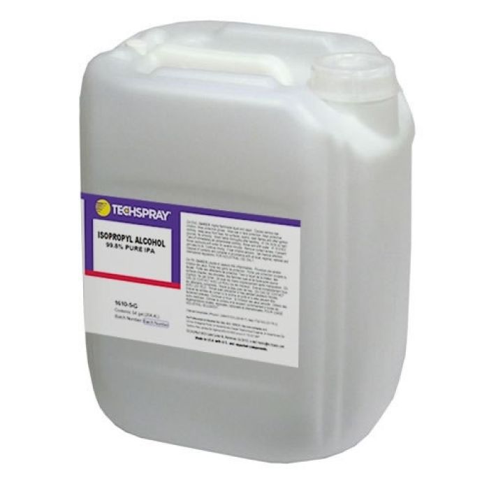 Techspray 1610-5G Isopropyl Alcohol 99.8%, 5-Gal Plastic Container