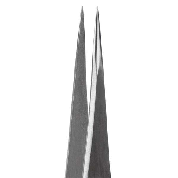 Tronex 3C-SA-CH - Precision Stainless Steel Tweezers Short Straight Tip Very Fine