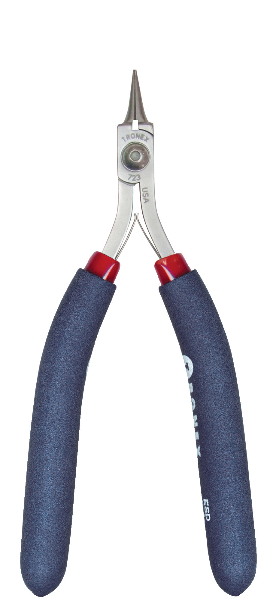 Tronex 723 Needle Nose Pliers, Short Jaw, Smooth Tips, Long Ergonomic Handle