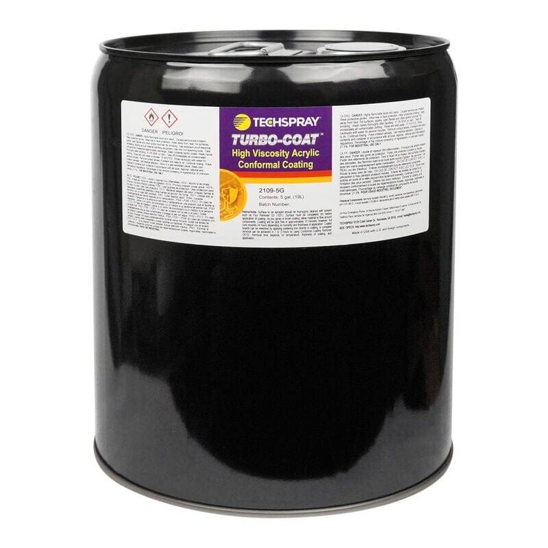 Turbo-Coat™ HV Acrylic Conformal Coating 2109-5G, 5 Gallon Liquid