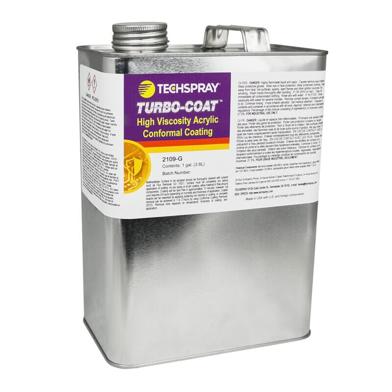 Turbo-Coat™ HV Acrylic Conformal Coating 2109-G, 1 Gallon Liquid