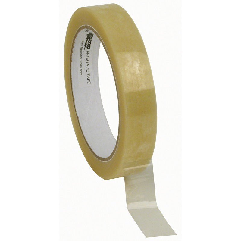 Wescorp 81224 Antistatic Cellulose Tape, Clear, 3/4" x 36 YDS w/ 3" Paper Core