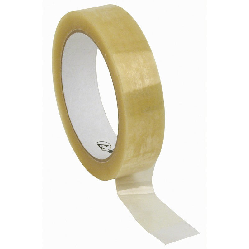 Wescorp 81225 Antistatic Cellulose Tape, Clear, 1" x 36 YDS w/ 3" Paper Core