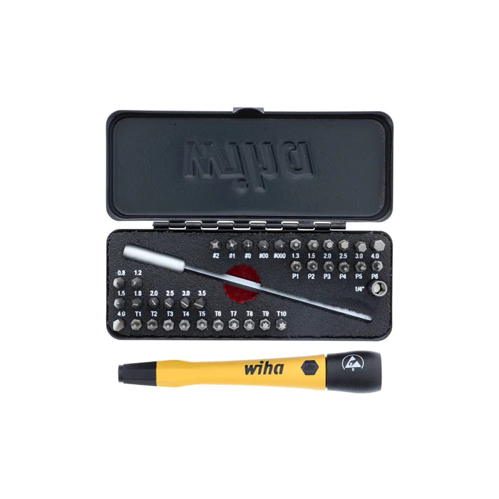 Wiha 39 Piece ESD Safe Go Box Microbits Set