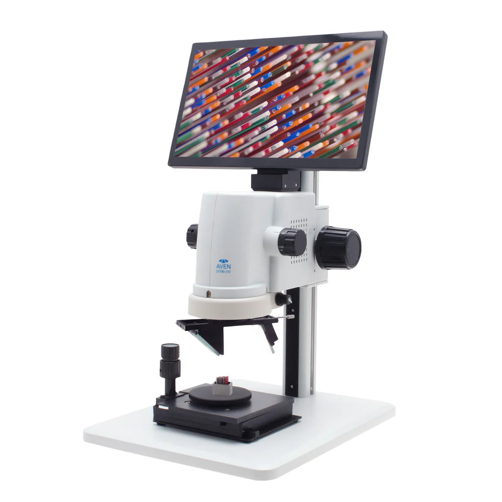 Aven MicroVue Digital Microscope with 360 Viewer and X/Y/R Stage – SMT ...
