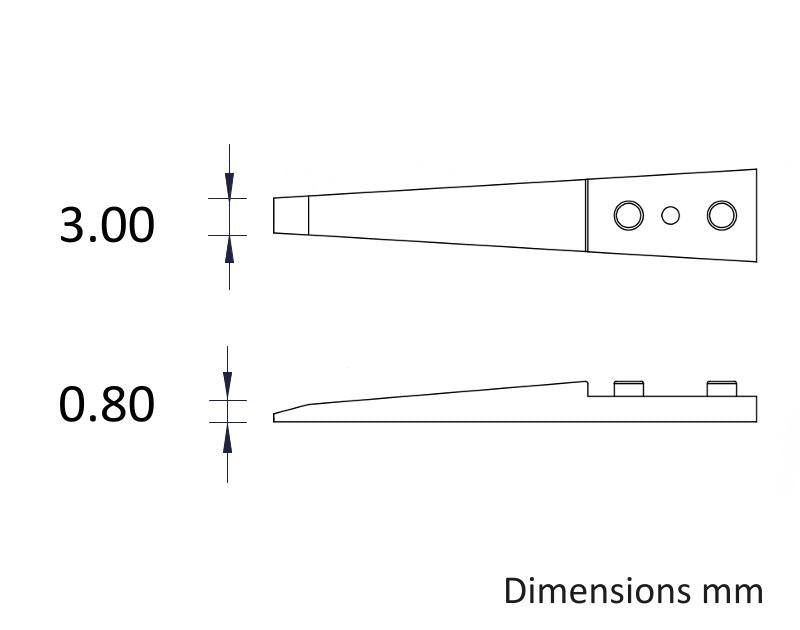 Ideal-tek Plastic Tweezer Tips A272CF – view 2
