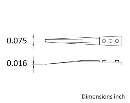 Ideal-tek Ceramic Tweezer tips A2AZJK – view 3