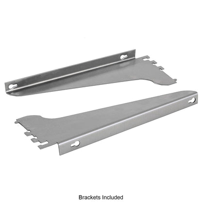 Adjustable Height Top Shelves with Stainless Steel - Round Edge