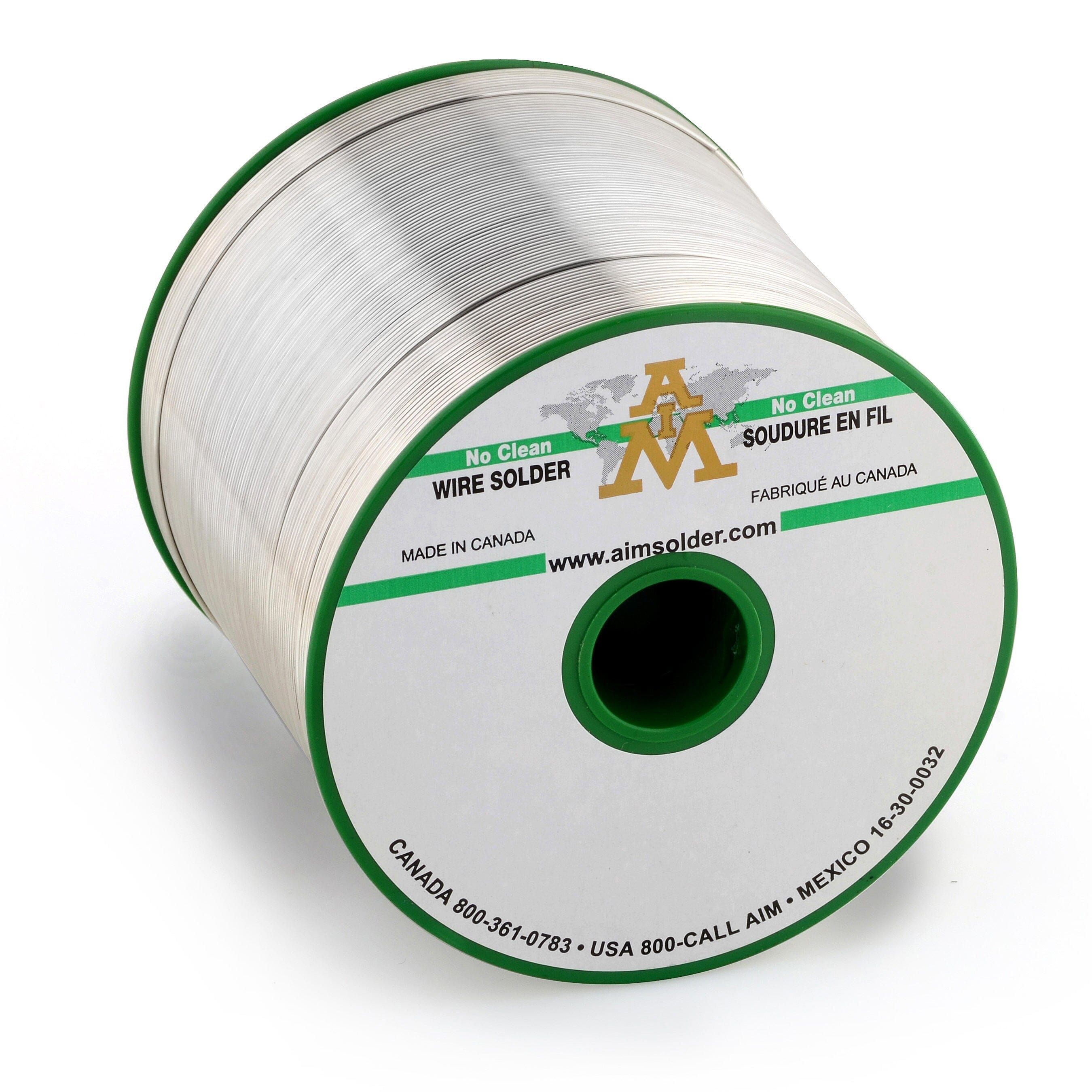 Solid Wire Lead AIM REL61 Lead Free Solid Core Wire Solder 3MM Diameter, 4 KG Spool ...