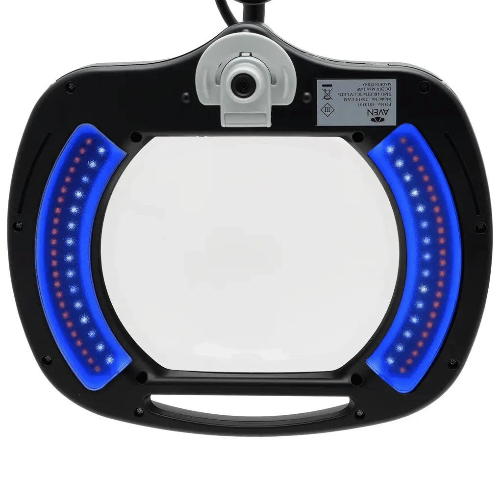Aven Inspector™ UV 5 Diopter [2.25x] Magnifying Lamp with HD Camera ESD Safe
