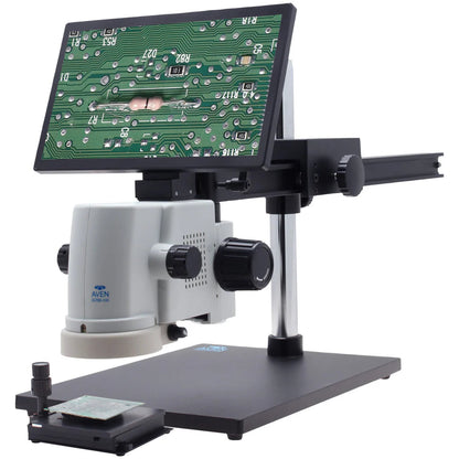 Aven MicroVue Digital Microscope with Ultra-Glide Stand and X/Y/R Stage