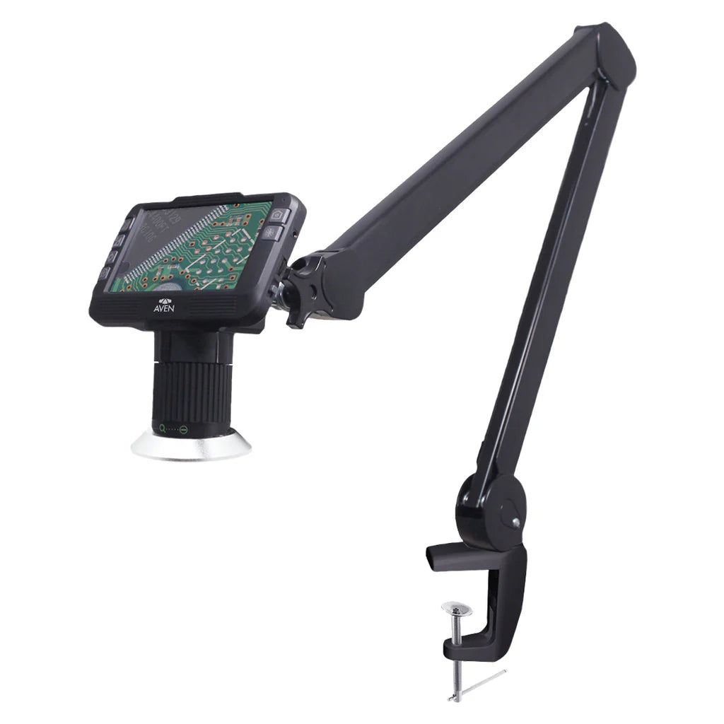 Aven Mighty Scope ClearVue Digital Microscope with 34" Spring Balanced Arm & Diffuser