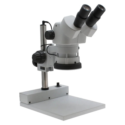 Aven SPZ-50 Stereo Zoom Binocular Microscope on a Post Stand w/Integrated LED Light