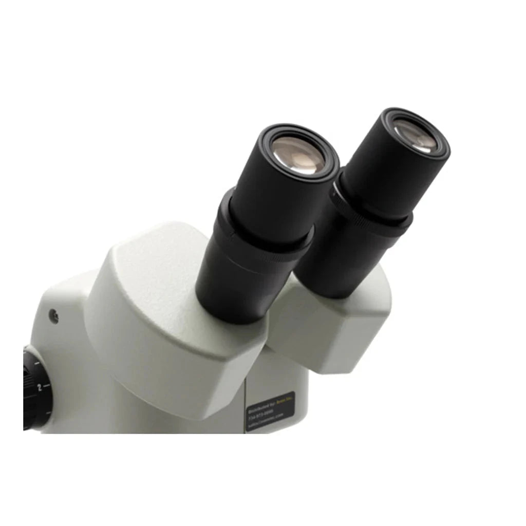 Aven SPZ-50 Stereo Zoom Binocular Microscope on a Post Stand w/Integrated LED Light