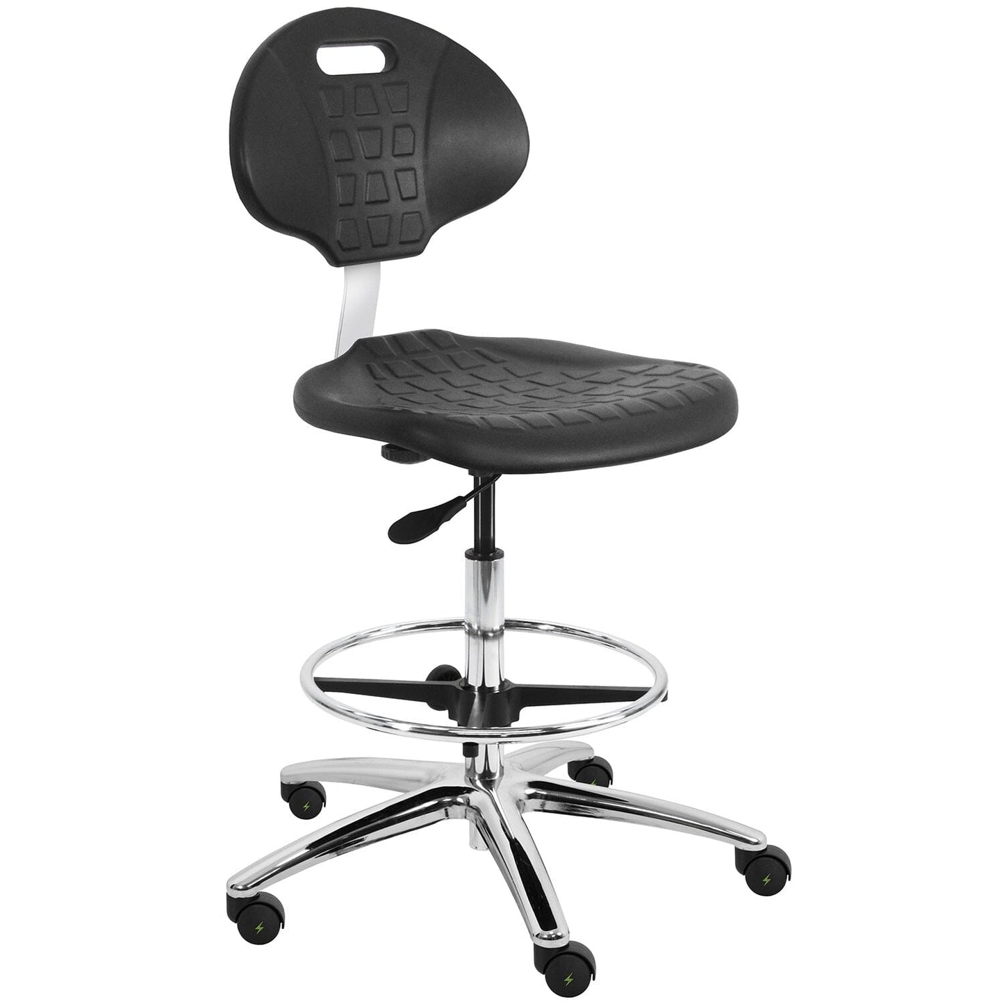 BenchPro Ergonomic ESD Urethane Tall Chair with Footring