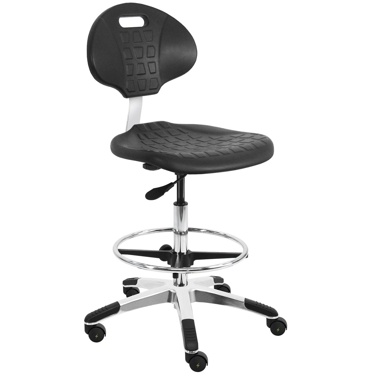 BenchPro Ergonomic ESD Urethane Tall Chair with Footring