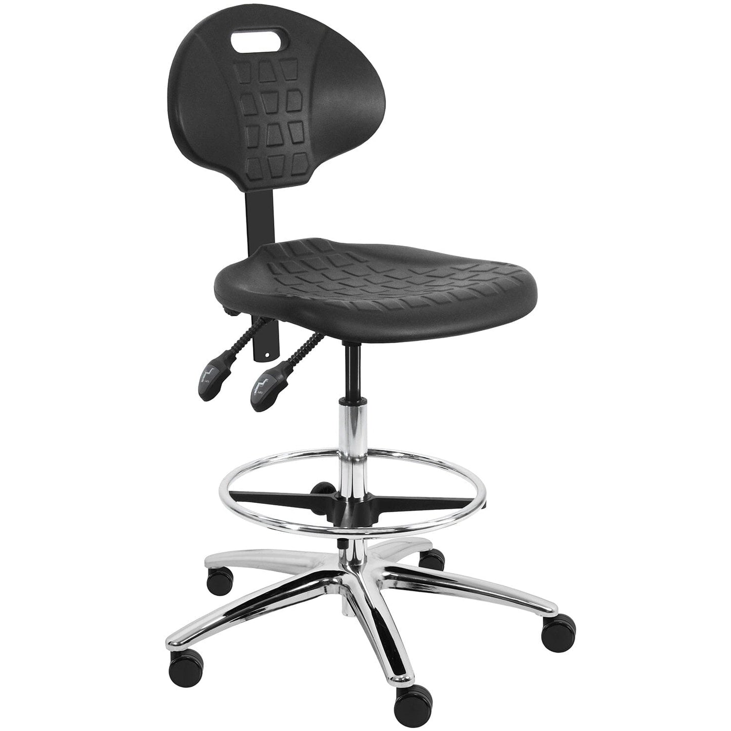 BenchPro Ergonomic Urethane Office Tall Chair with Footring