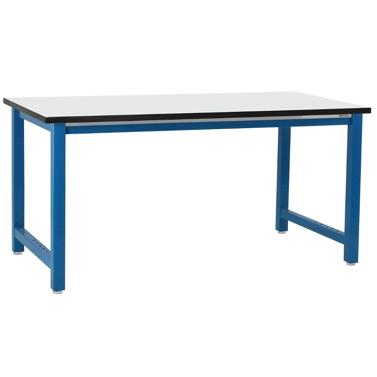 Benchpro Kennedy Series Workbench with 1" Thick White Phenolic Resin Top And Square Cut Edge