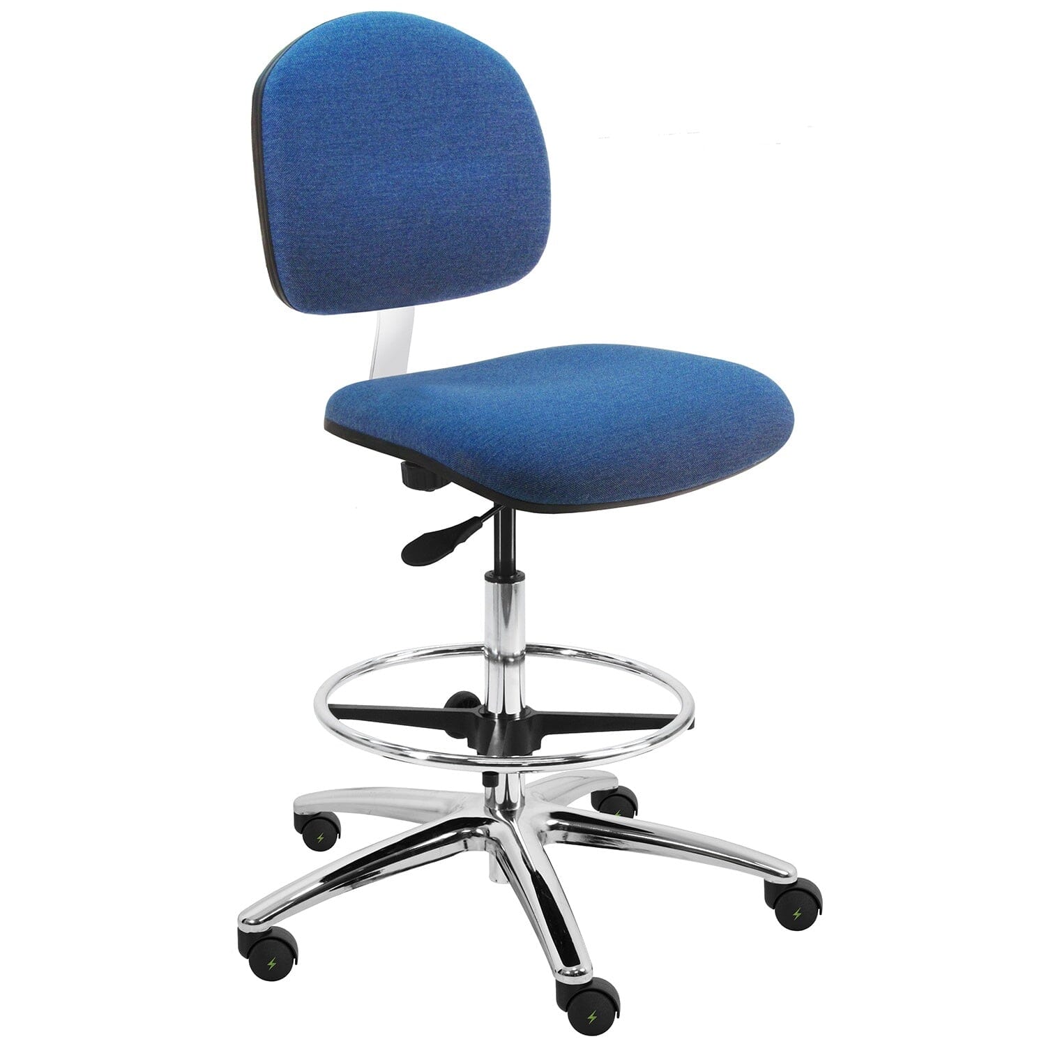 BenchPro Lincoln Series Ergonomic ESD Safe Fabric Tall Chair