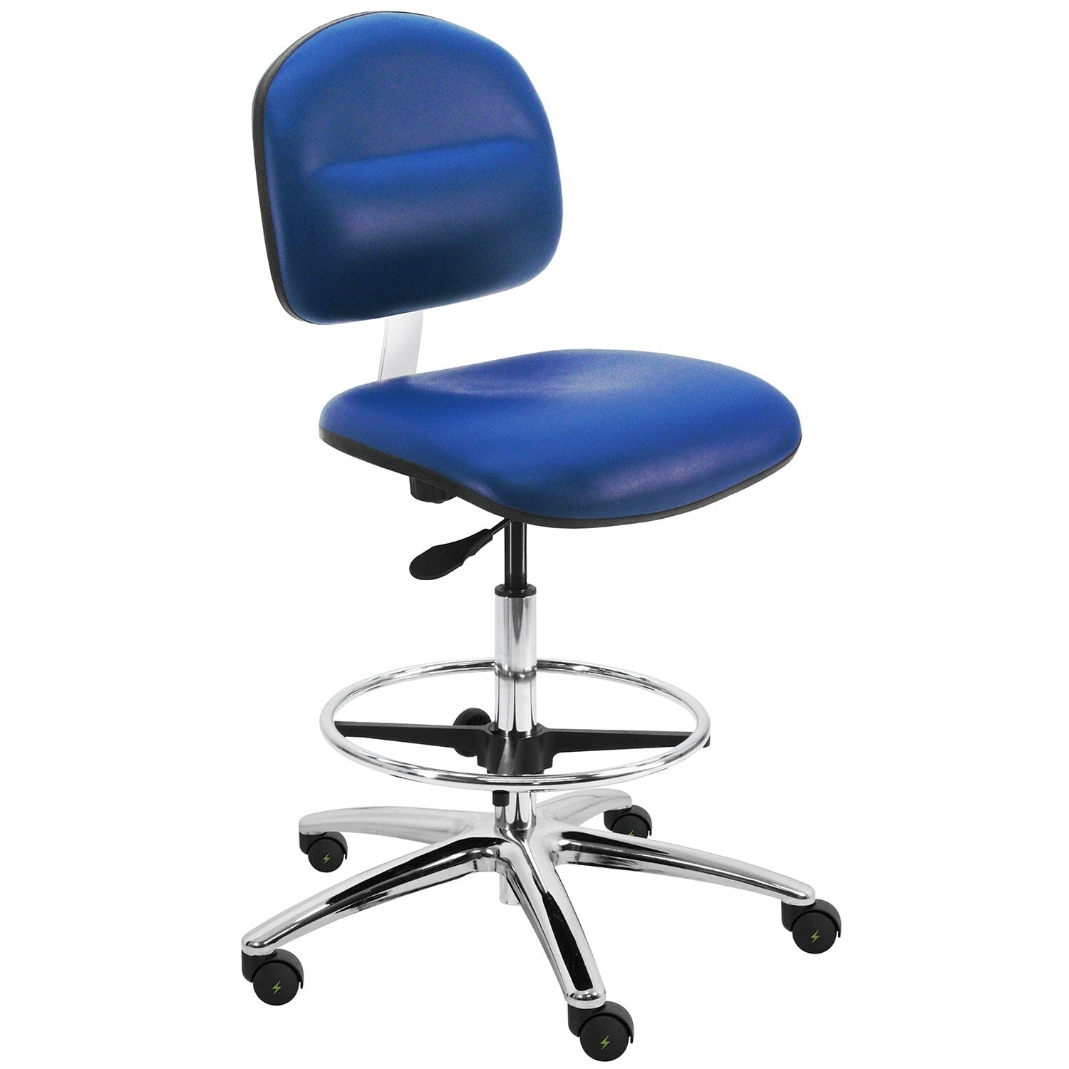 BenchPro Lincoln Series Ergonomic ESD Safe Vinyl Tall Chair