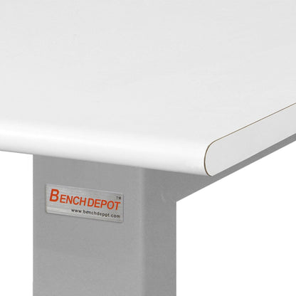 Benchpro Roosevelt Series Workbench with Formica™ Plastic Laminate and Round Front Edge