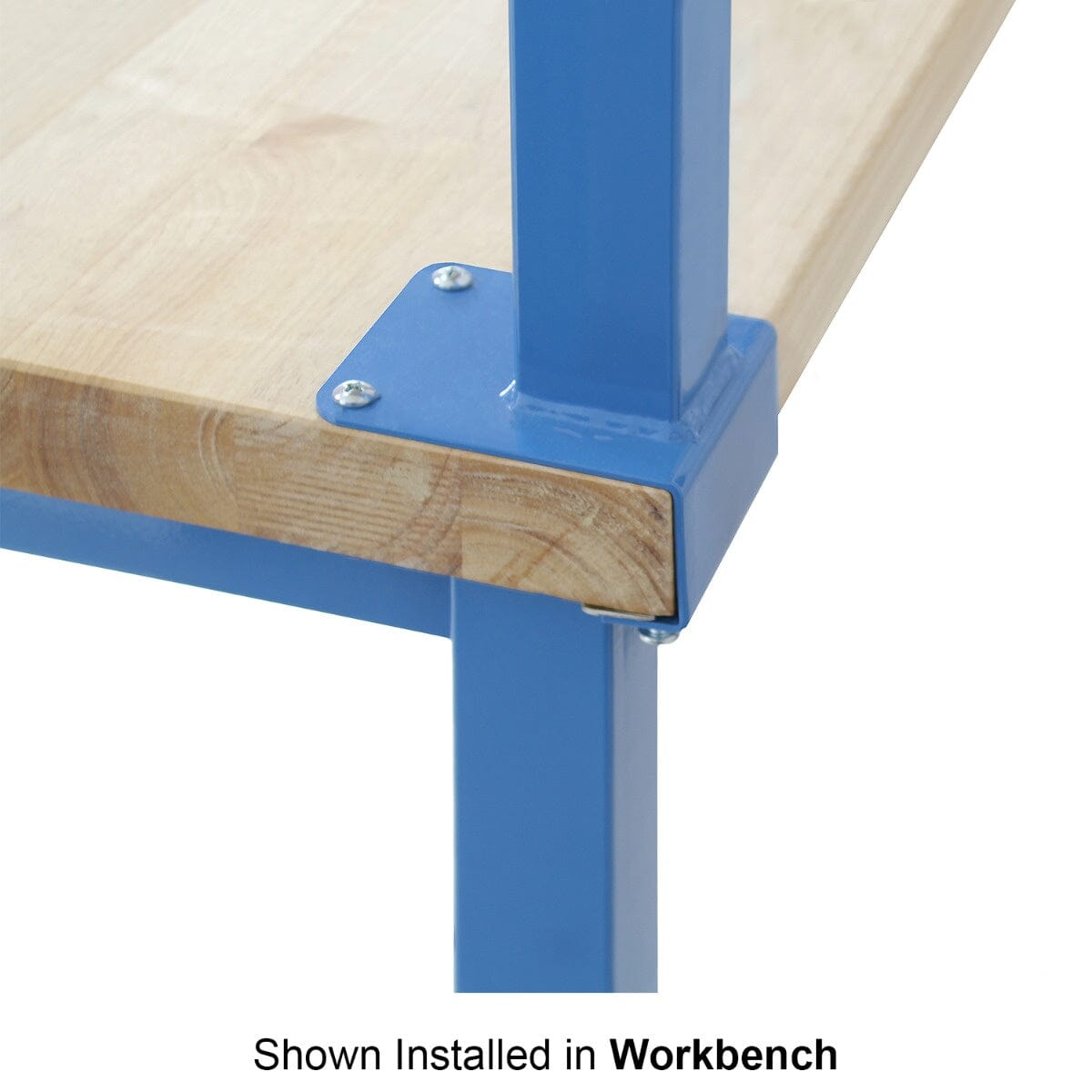 BenchPro Single Sided Slotted Uprights for 1.75" thick top benches, Set of Two. (For Butcherblock)