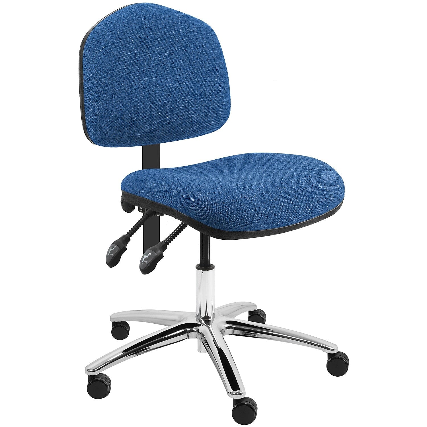 Washington Ergonomic Fabric Office Desk Height Chair - Thumbnail 2