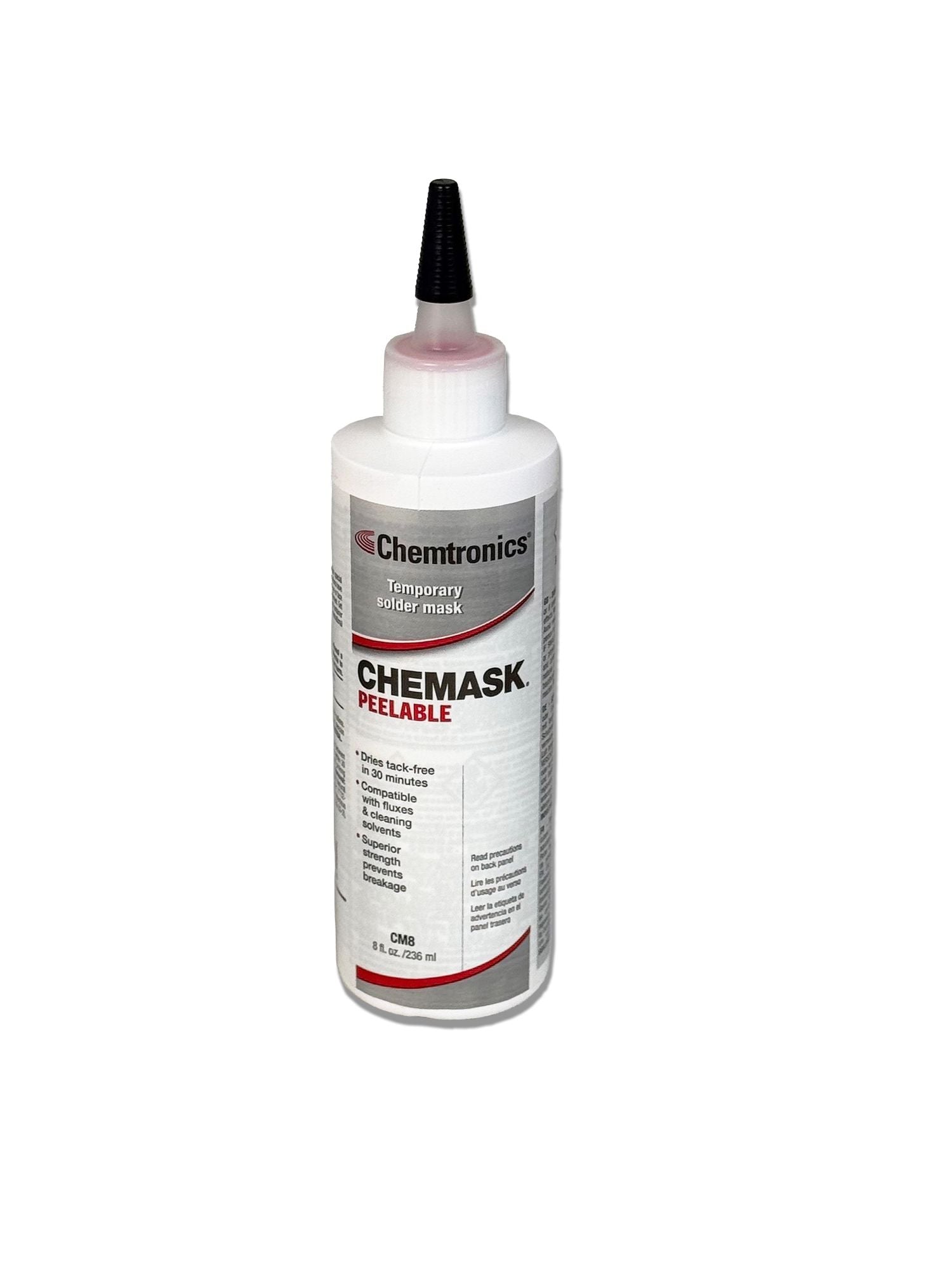 Chemtronics Chemask® Peelable Solder Masking Agent, 8 oz. Squeeze Bottle