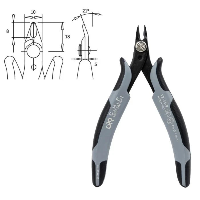 CHP Micro Nipper, CleanCut, 18g, Dissipative Handles