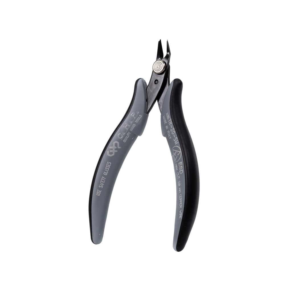 CHP TR-20-SM-D Cutter, Micro, Slim Head, Flush Cut, Dissipative Handles