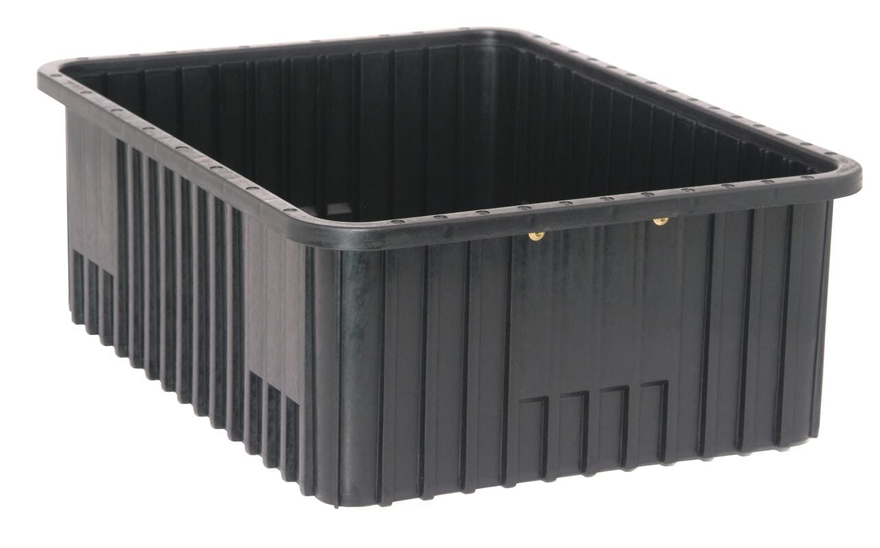 Conductive Dividable Grid Container DG93080CO, 22-1/2"L x 17-1/2"W x 8"H