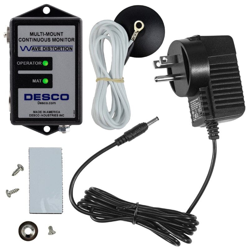 Desco 19336 Multi-Mount Continuous Monitor with North American Plug
