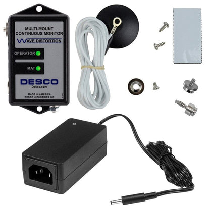 Desco 19337 Multi-Mount Continuous Monitor with Universal Plug