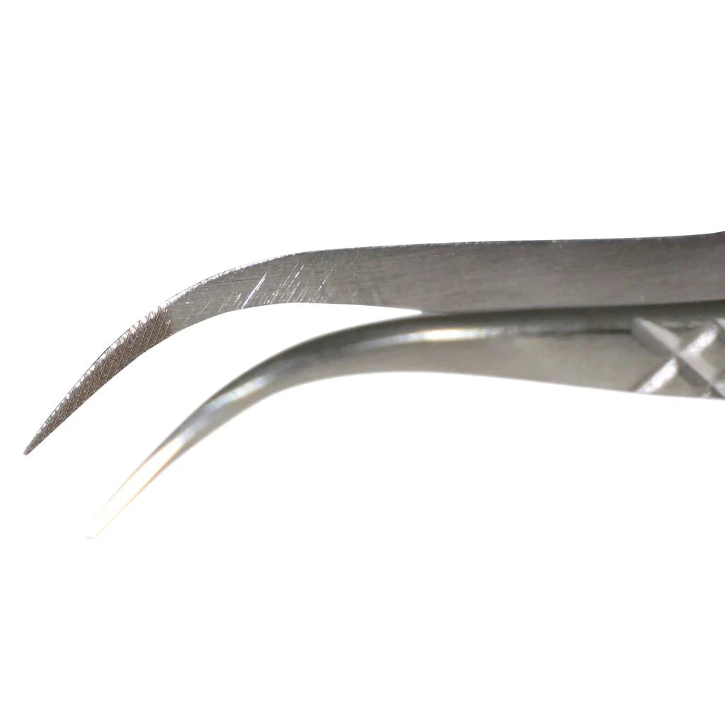 EZ Grip Micro-Serrated Tweezers Stainless Steel, 7 Pattern