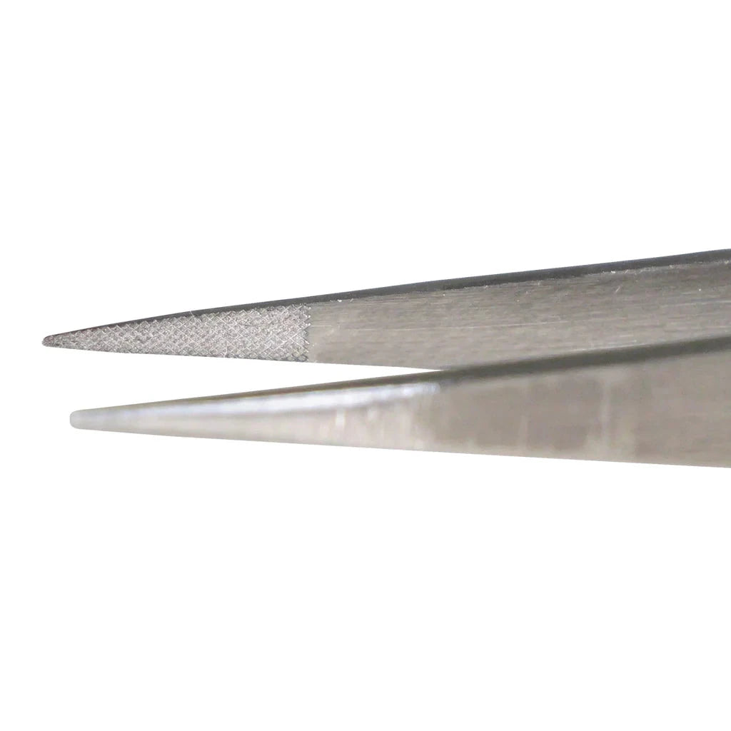 EZ Grip Micro-Serrated Tweezers Stainless Steel, OO Pattern
