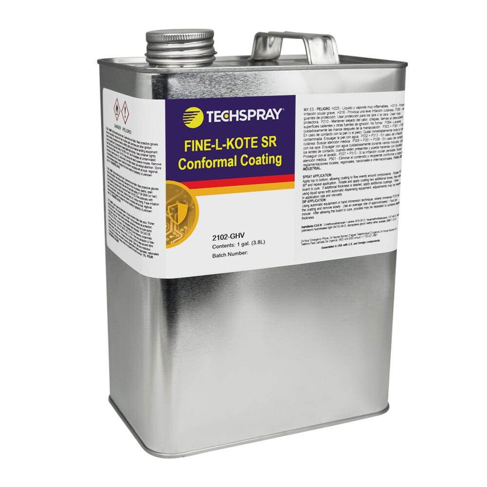Fine-L-Kote™ SR Silicon Conformal Coating 2102-GHV, High Viscosity, 1 Gallon Liquid