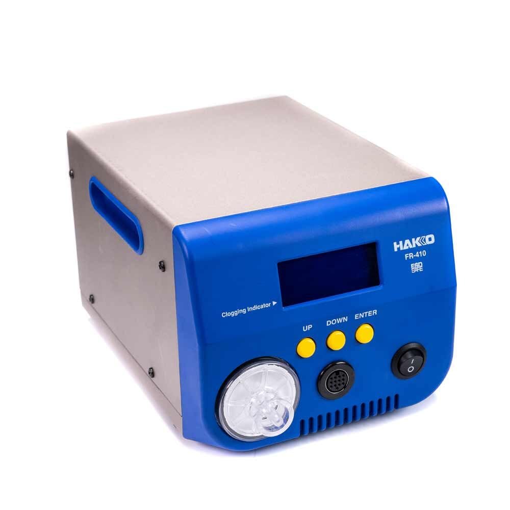 Hakko FR-410 High Power Desoldering Station with Gun Style Desoldering Tool