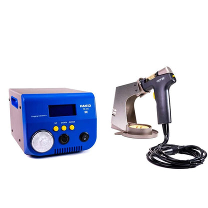 Hakko FR-410 High Power Desoldering Station with Gun Style Desoldering Tool